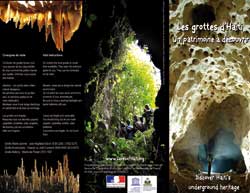 Dépliant de promotion des Grottes d'Haiti